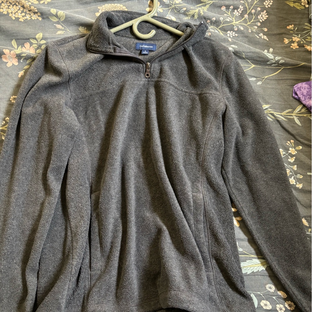 Croft and Barrow- Wool- Half Zip Sweater
